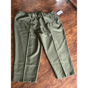 NWT womens 36 green pants